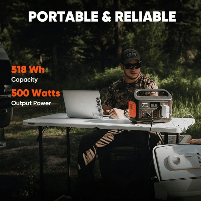 jackery 500 portability and reliability