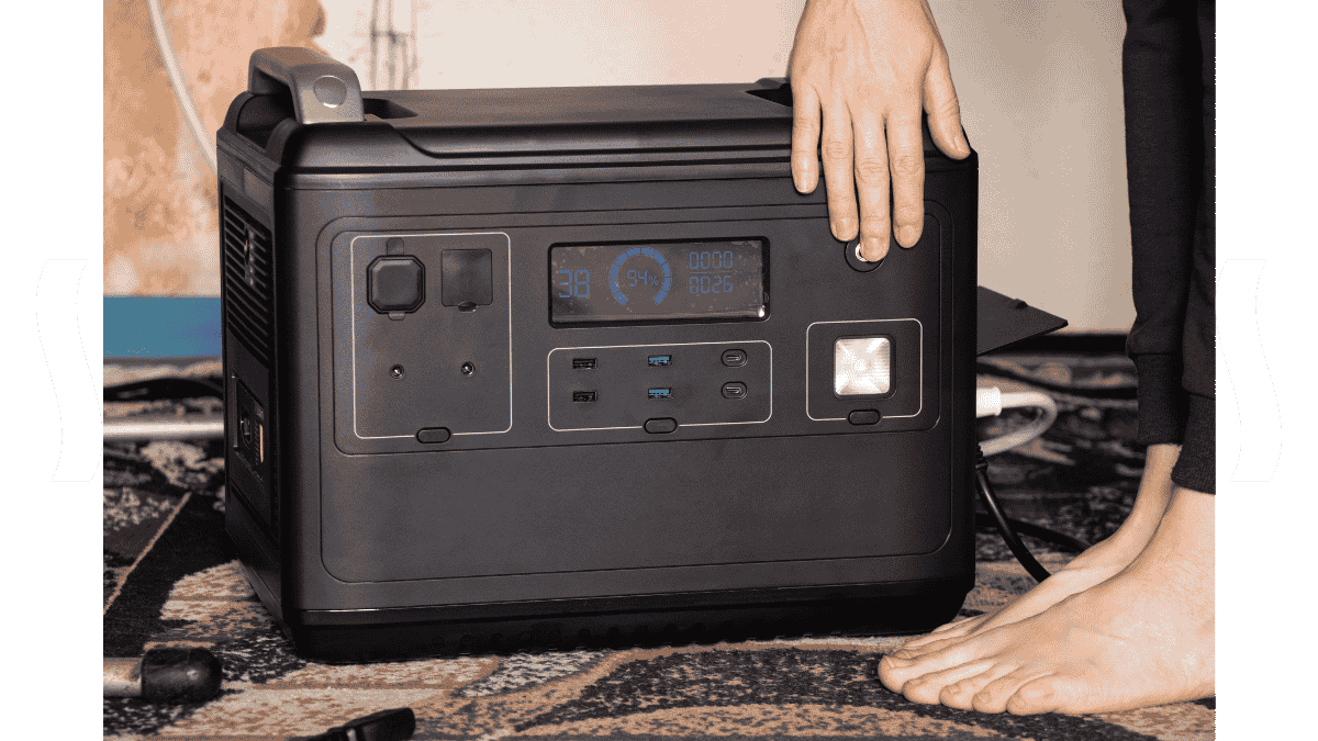 maintain a portable power station