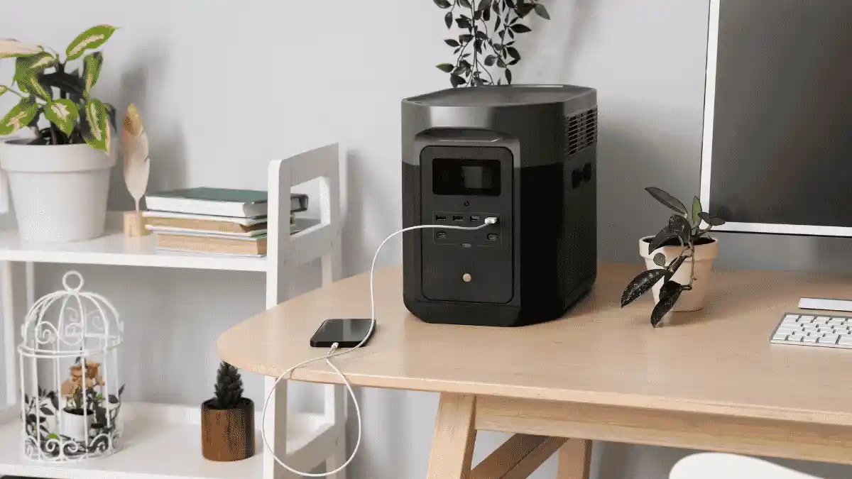 portable power station for refrigerator and Wi-Fi router