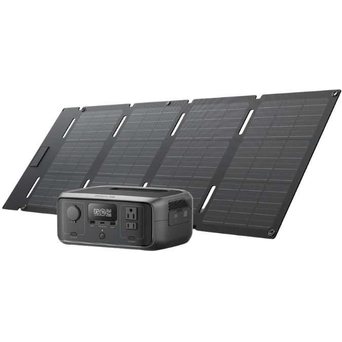 EF ECOFLOW RIVER 3 with 45W Solar Panel