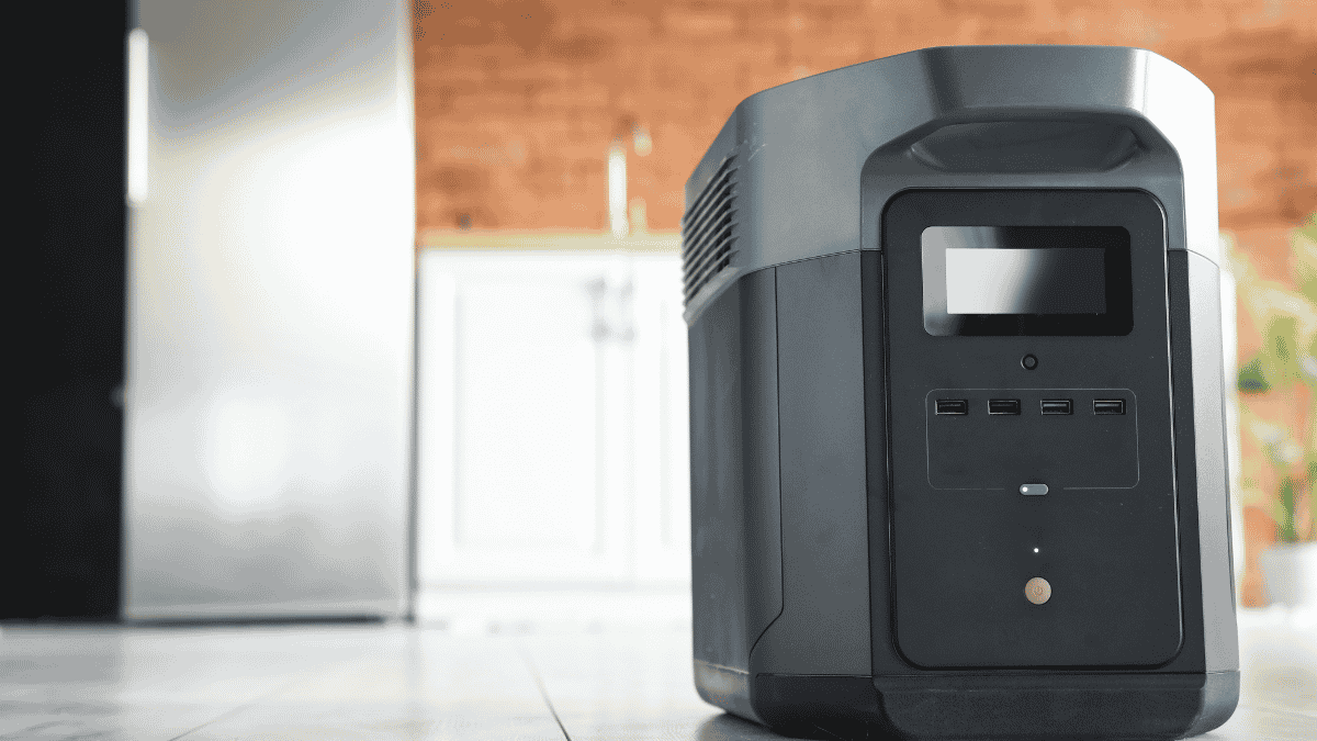 what size portable power station for refrigerator