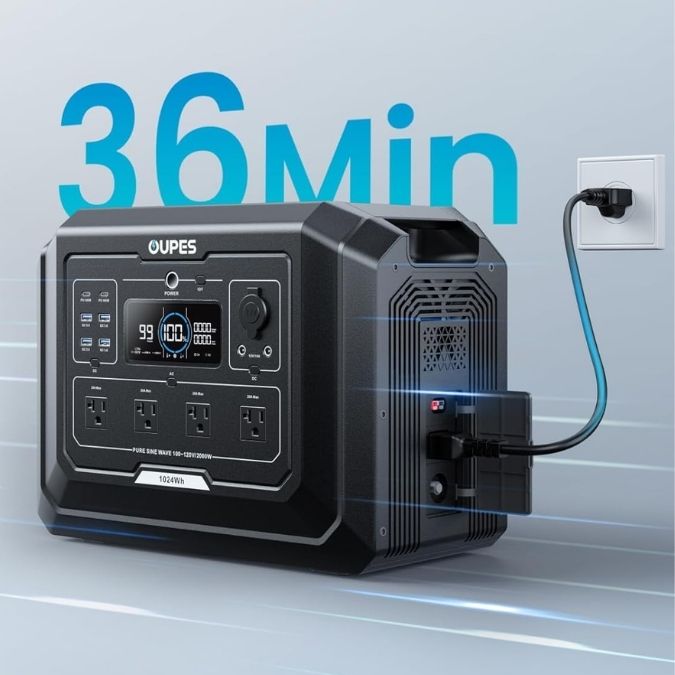 fast charging with OUPES Mega 1