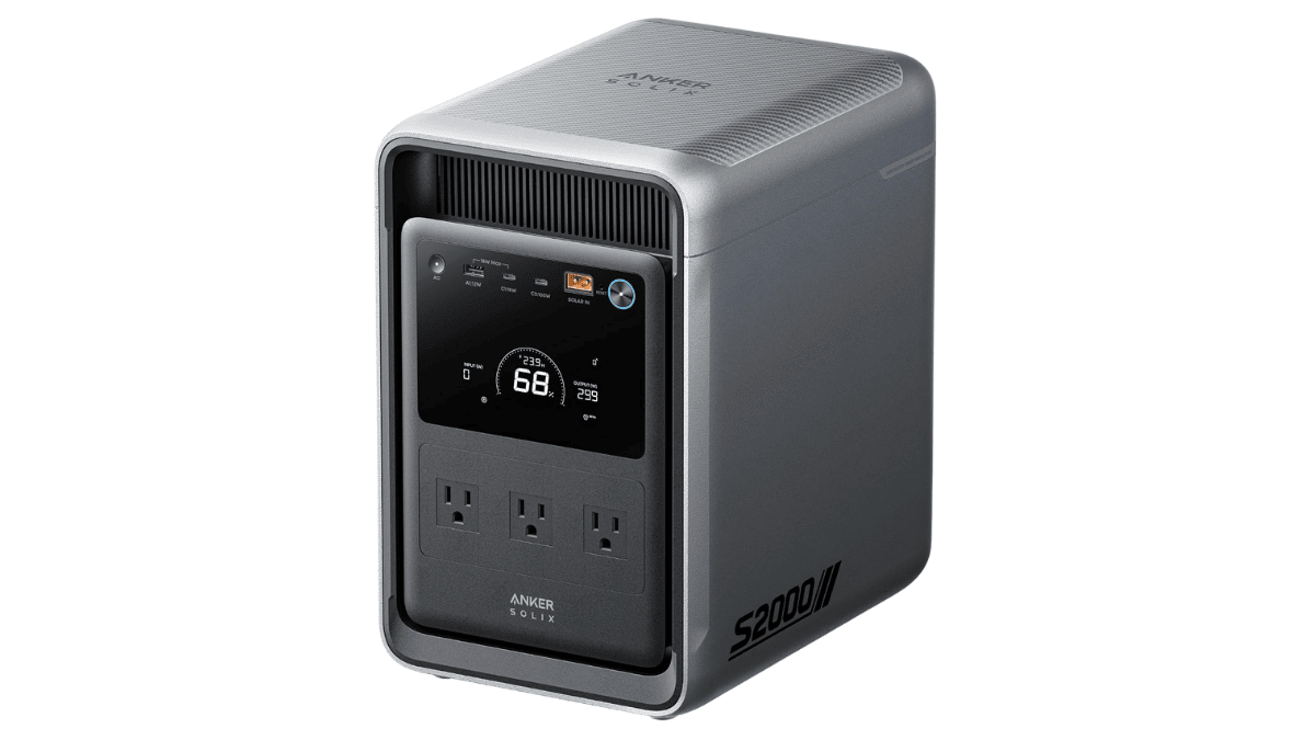 portable power station for security camera system backup
