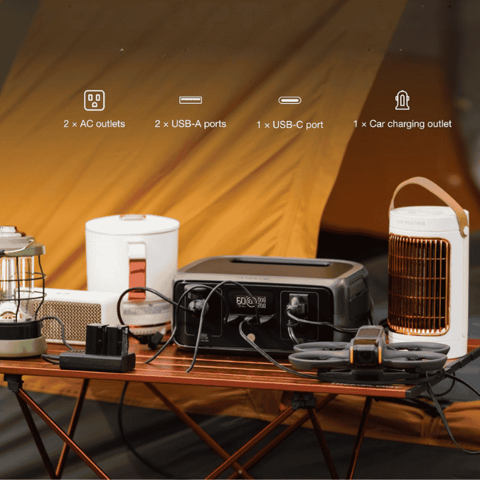 power up to 6 devices